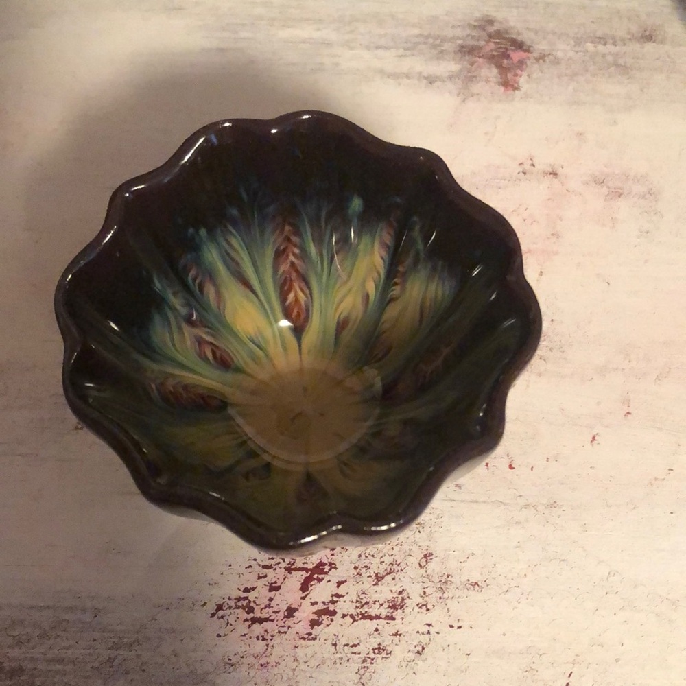 Handcrafted Ceramic Bowl - Multicolor
